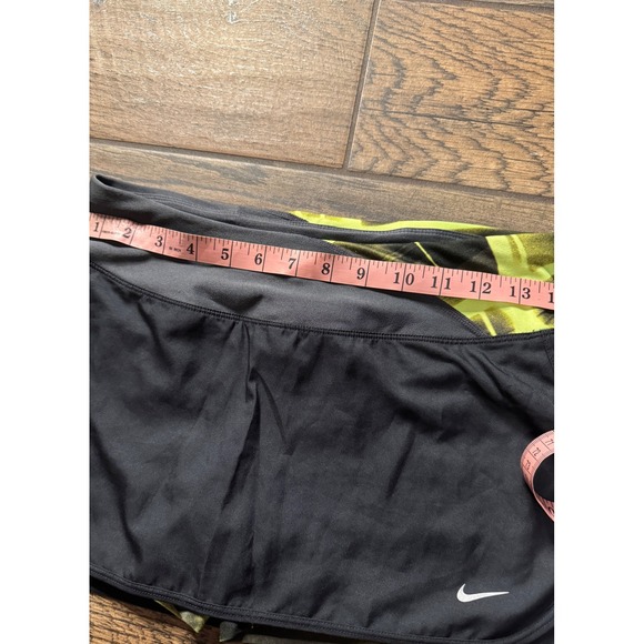 Nike Dri Fit Running Skirt Shorts Women's XS Black Neon‎ Graphic Athletic - Picture 8 of 11